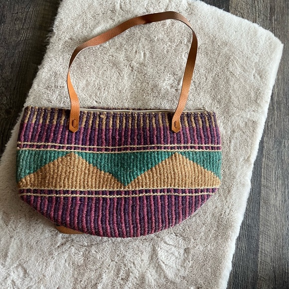 Other - Woven Tote Purse Aztec
